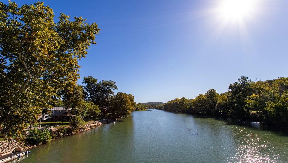 Spring River running through Hardy